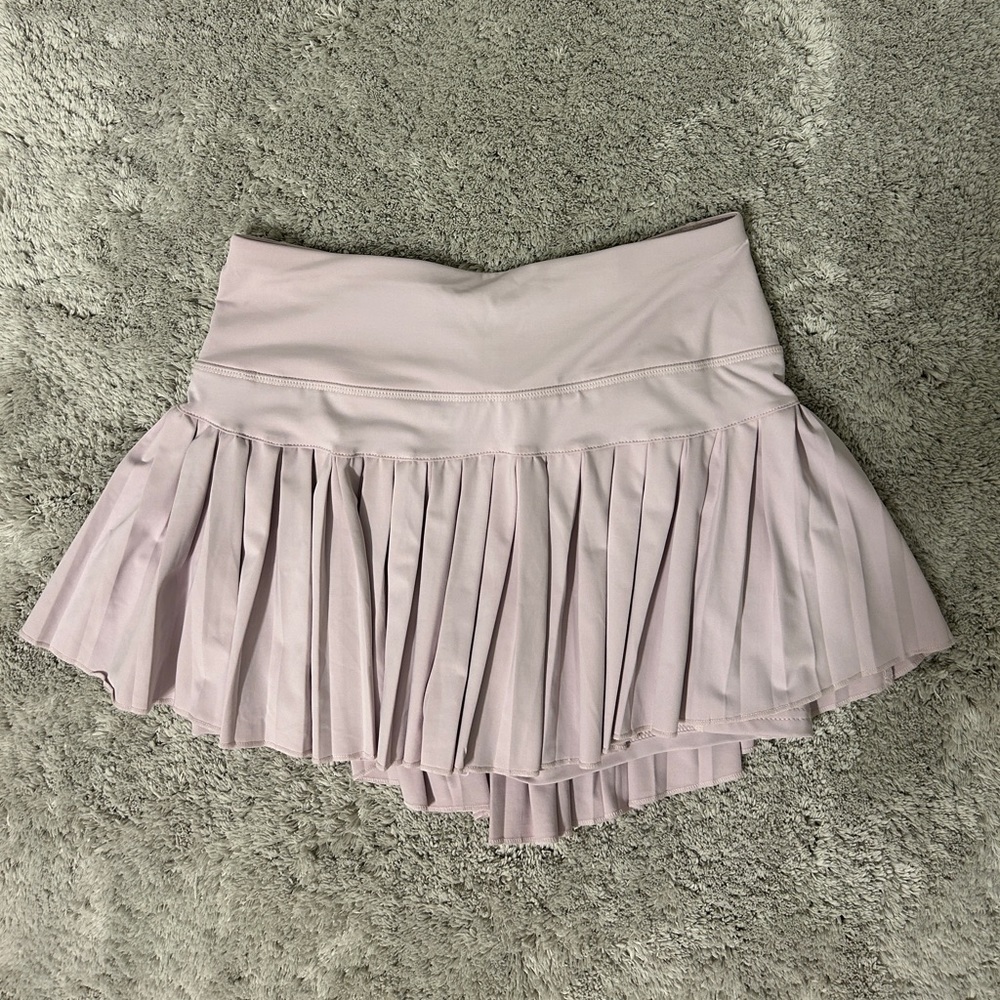 Lilac Tennis Pleated Tennis Skirt